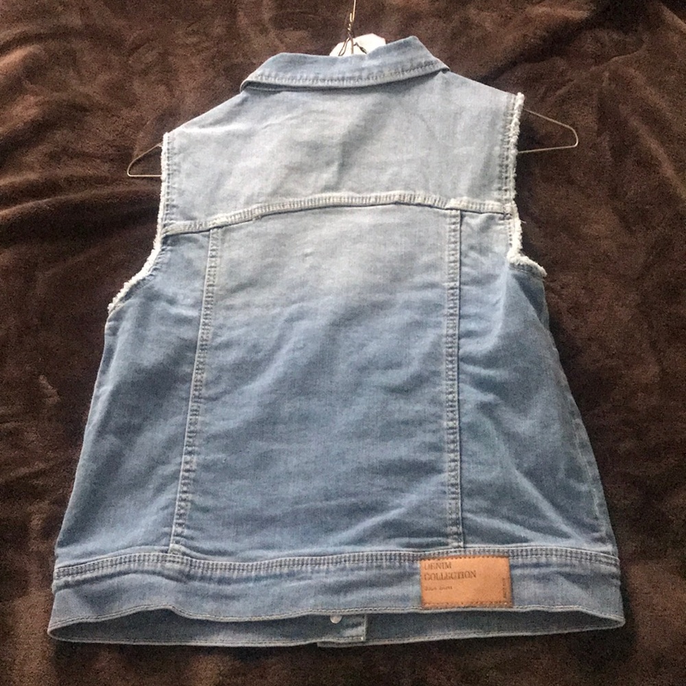 Zara girls jean vest